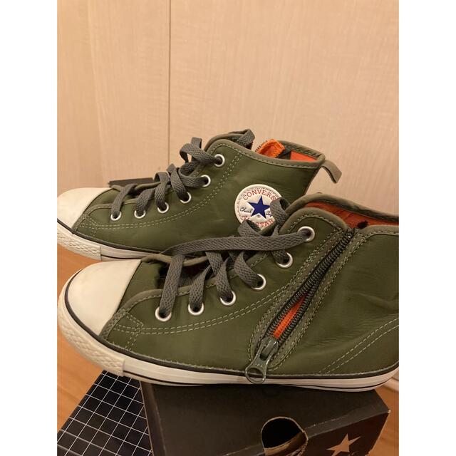 CONVERSE(コンバース)のconverse 21cm カーキ　スニーカー キッズ/ベビー/マタニティのキッズ靴/シューズ(15cm~)(スニーカー)の商品写真