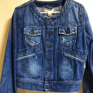 ディーゼル(DIESEL)の☆DIESEL☆美品 デニムジャケット Gジャン ノーカラージャケット サイズM(Gジャン/デニムジャケット)