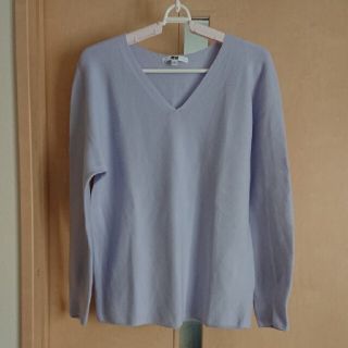 ユニクロ(UNIQLO)のユニクロ春物3Dニット(ラベンダー)(カットソー(長袖/七分))