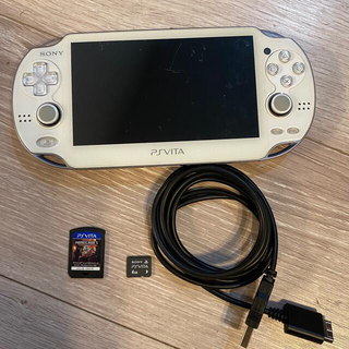 プレイステーションヴィータ(PlayStation Vita)のPlayStation Vita PCH 1000番 ホワイト(家庭用ゲーム機本体)