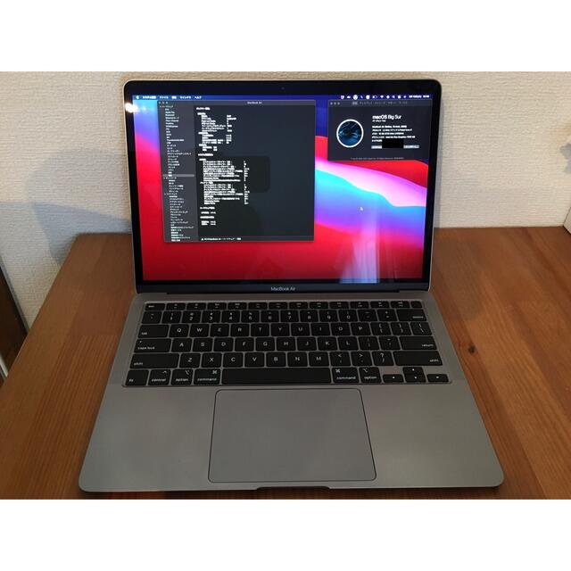 MacBook Air 2020 i7 1.2GHz 16GB 1TB USキーPC/タブレット