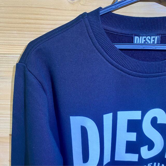 新品未使用【DIESEL】スウェット トレーナー クルーネック ロゴ M