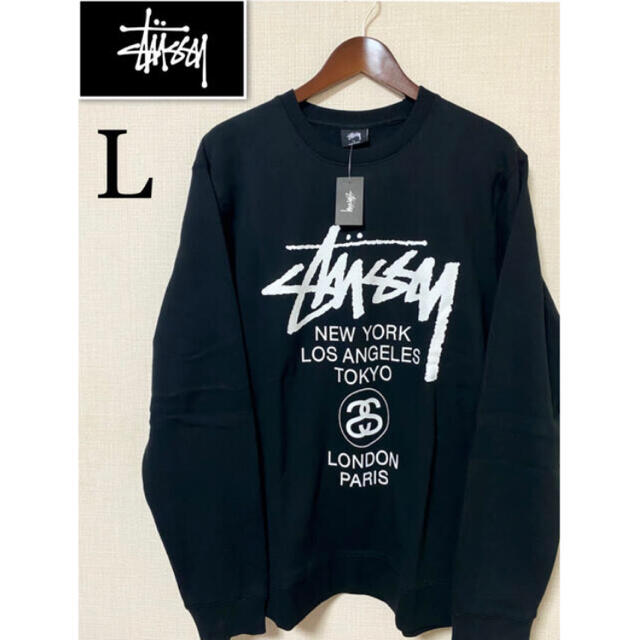 大人気定番【新品タグ付】STUSSY 8BALL CREWトレーナー　パーカー