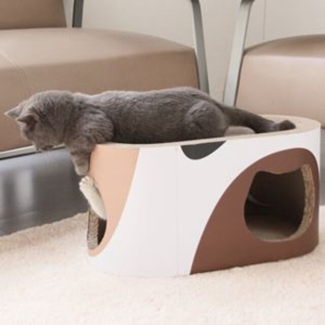 ♡隠れん坊ハウス**新型猫爪とぎ 再入荷*