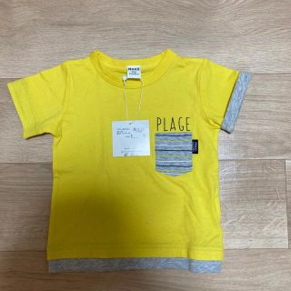 ベベ(BeBe)の【BeBe】【新品タグ付】100サイズ★重ね着風ポケット付Tシャツ★(Tシャツ/カットソー)