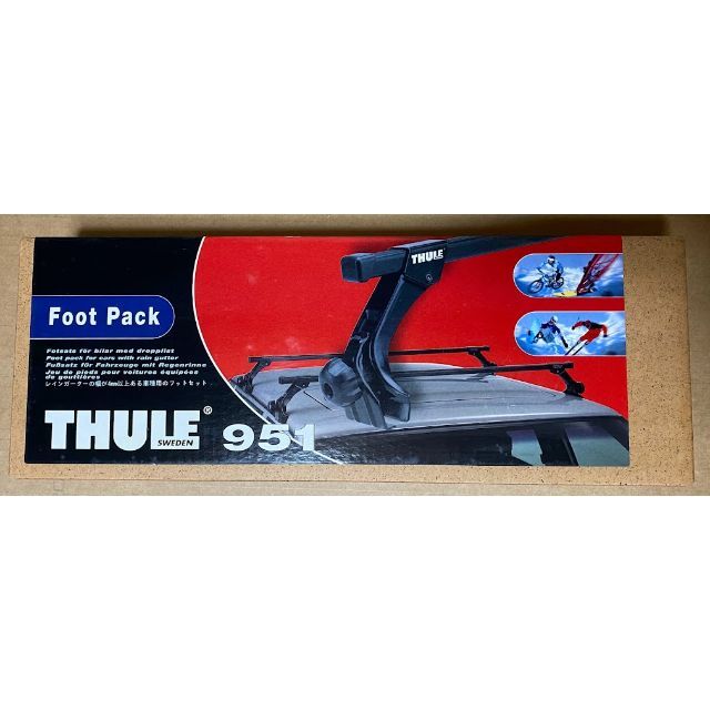 THULE(スーリー)のTHULEスーリーTH951レインガーターズタイプフット　未使用未開封新品 自動車/バイクの自動車(車外アクセサリ)の商品写真