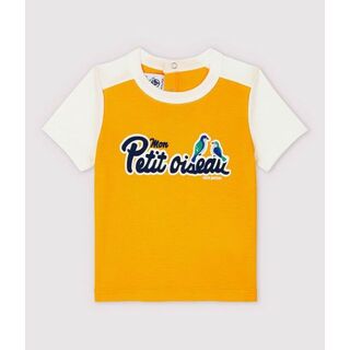 プチバトー(PETIT BATEAU)のあき様専用　36m プリント半袖Ｔシャツ petitbateau 鳥(Tシャツ/カットソー)