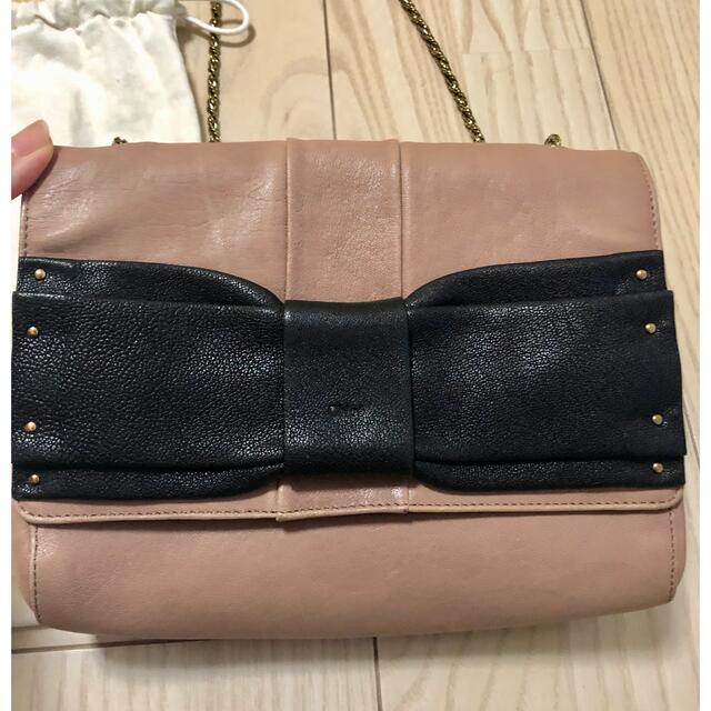 Chloe 2wayレザーリボンチェーンショルダーバッグ - www.sorbillomenu.com