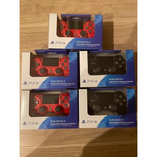 プレイステーション4(PlayStation4)のDUALSHOCK4 純正 PS4 コントローラー　新品未開封　5個セット(その他)