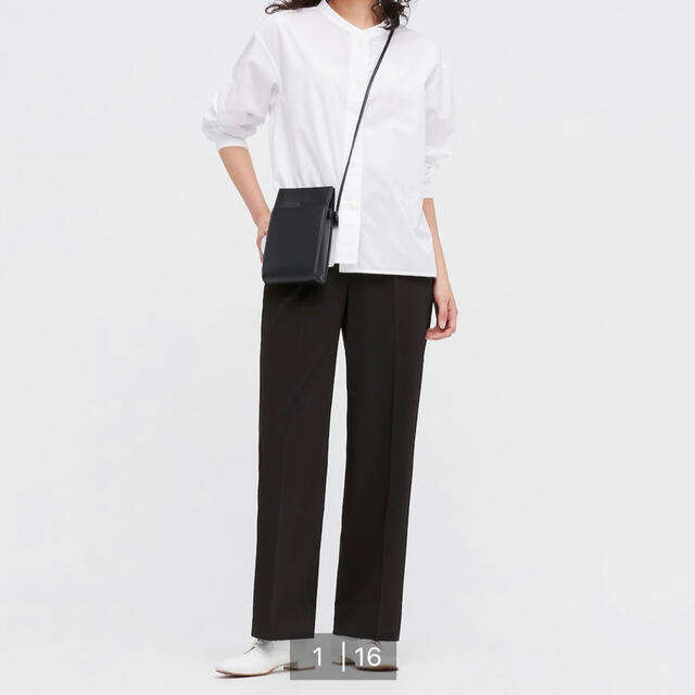 UNIQLO - 【UNIQLO】ワイドストレートパンツ 447516の通販 by kuro's shop|ユニクロならラクマ