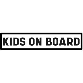 KIDS ON BOARD カッティングステッカー(外出用品)