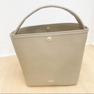 Noble - ch!iii bag chiiiibag チーバッグ レザーバスケット トープの