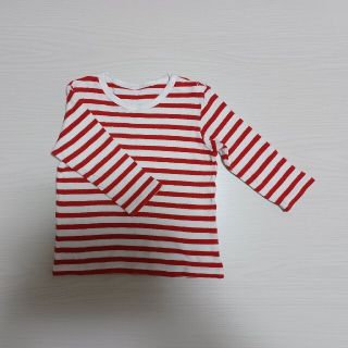 ユニクロ(UNIQLO)のUNIQLO ボーダーロンT 80(シャツ/カットソー)