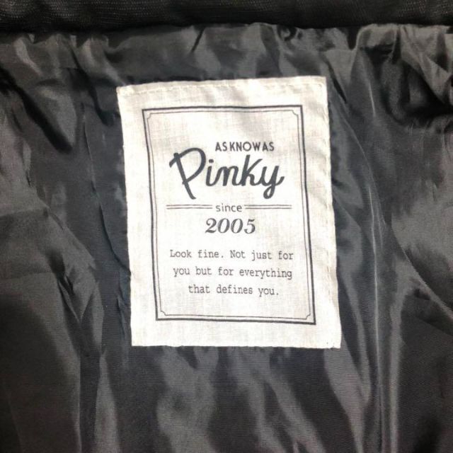 AS KNOW AS PINKY(アズノゥアズピンキー)のas know as pinky 中綿ベスト アズノゥアズピンキー レディースのトップス(ベスト/ジレ)の商品写真