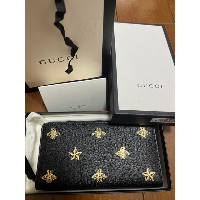 Gucci - 【新品】GUCCI 長財布　ビー　スター