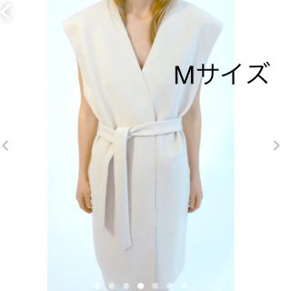 ザラ(ZARA)のZARA ベルテッドオーバーサイズベスト(ロングコート)