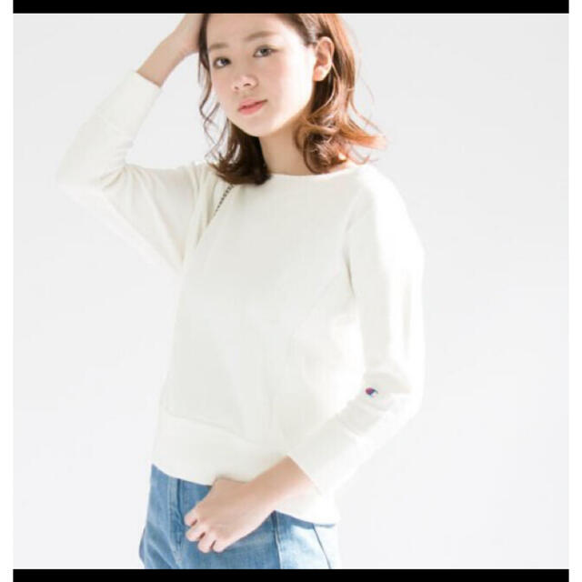 Champion×UR 別注オフショルダーカットオフスエット | フリマアプリ ラクマ