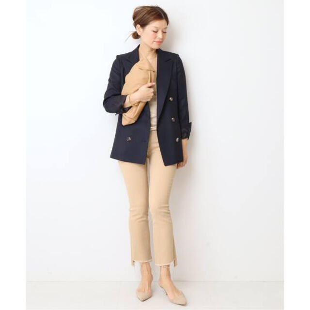 【MOTHER/マザー】 BEIGE INSIDER CROP