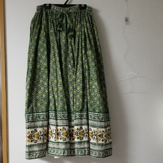 チャイハネ(チャイハネ)のインド綿　ロングスカート レディースのスカート(ロングスカート)の商品写真