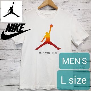 ナイキ(NIKE)の✨人気✨ NIKE(ナイキ) JORDAN メンズホワイトTシャツ L(Tシャツ/カットソー(半袖/袖なし))