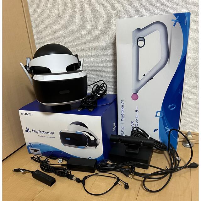 PlayStation VR(プレイステーションヴィーアール)の新型PlayStationVR CUHJ-16003周辺機器セット エンタメ/ホビーのゲームソフト/ゲーム機本体(家庭用ゲーム機本体)の商品写真