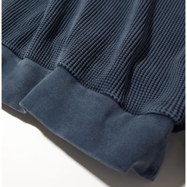 NAUTICA(ノーティカ)のnautica too heavy waffle crew neck navy メンズのトップス(スウェット)の商品写真