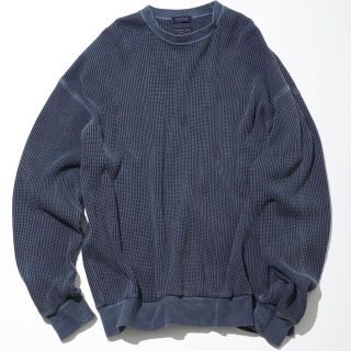 ノーティカ(NAUTICA)のnautica too heavy waffle crew neck navy(スウェット)