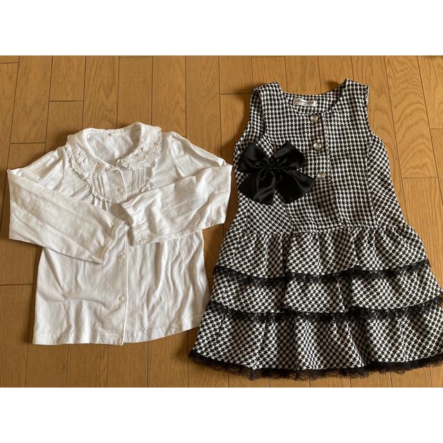 ワンピース　120 キッズ/ベビー/マタニティのキッズ服女の子用(90cm~)(ワンピース)の商品写真