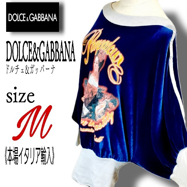 本場イタリア輸入 希少  DOLCE&GABBANA スウェット 長袖