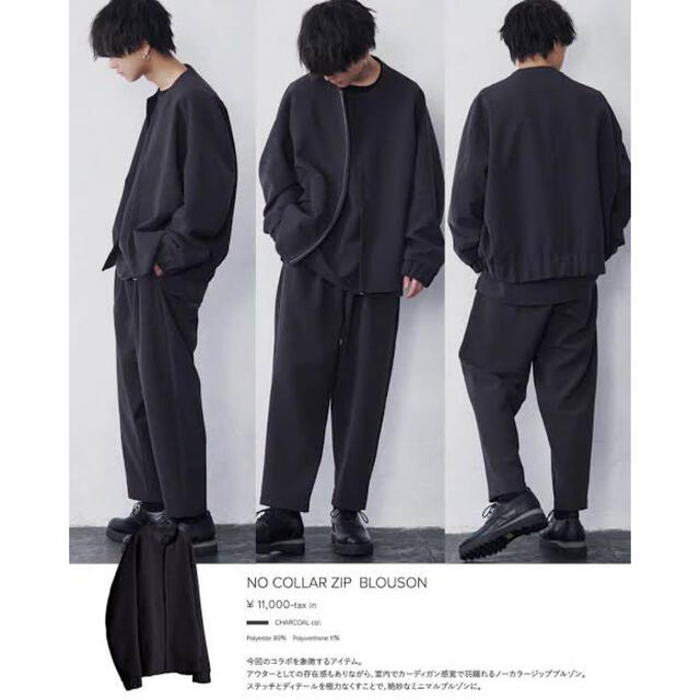 ATTACHIMENT(アタッチメント)のWYM × ATTACHMENT NO COLLAR ZIP  BLOUSON メンズのジャケット/アウター(ブルゾン)の商品写真