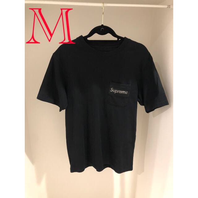 supreme メッシュストライプポケットTee - トップス