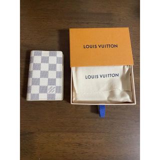 ルイヴィトン(LOUIS VUITTON)のルイヴィトン　オーガナイザー　ドゥ・ポッシュ・ダミエアズール　カードケース(名刺入れ/定期入れ)