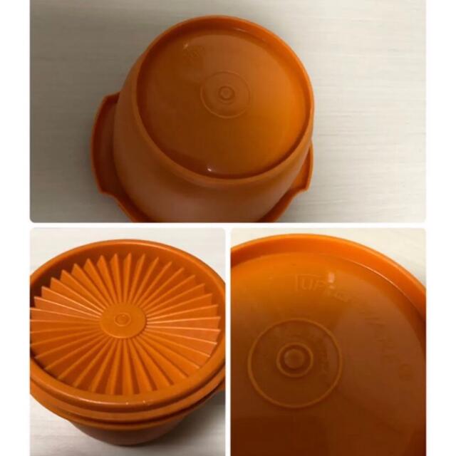 ✴︎Tupperware✴︎タッパーウェア オレンジ.*・゜　.゜・*. インテリア/住まい/日用品のキッチン/食器(容器)の商品写真