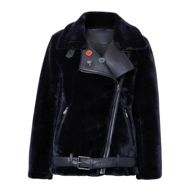 DESIGUAL(デシグアル)の新品✨タグ付き♪デシグアル　定価39,900円　ジャケット　ネイビー　大特価‼️ レディースのジャケット/アウター(その他)の商品写真