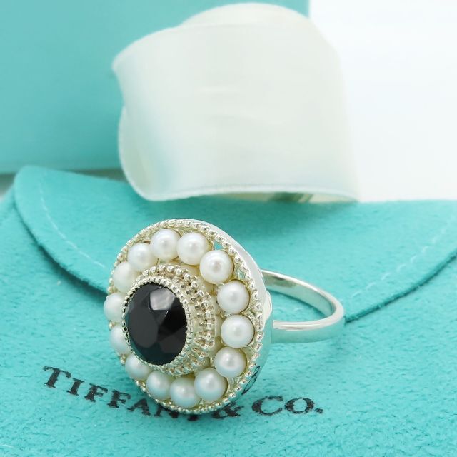 2022超人気 & Tiffany Co. II22 リング オニキス パール