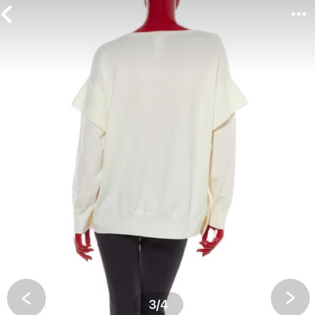 DOUBLE STANDARD CLOTHING - 中古□sov.ダブルスタンダード ニット 白