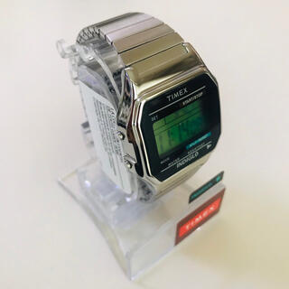 タイメックス(TIMEX)の即納 アメリカ正規買付 timex シルバー 腕時計 supremeベースモデル(腕時計(デジタル))
