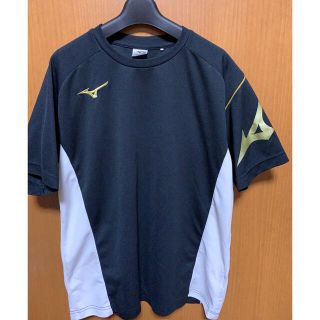 ミズノ(MIZUNO)のミズノ　メンズTシャツ　ブラック(Tシャツ/カットソー(半袖/袖なし))