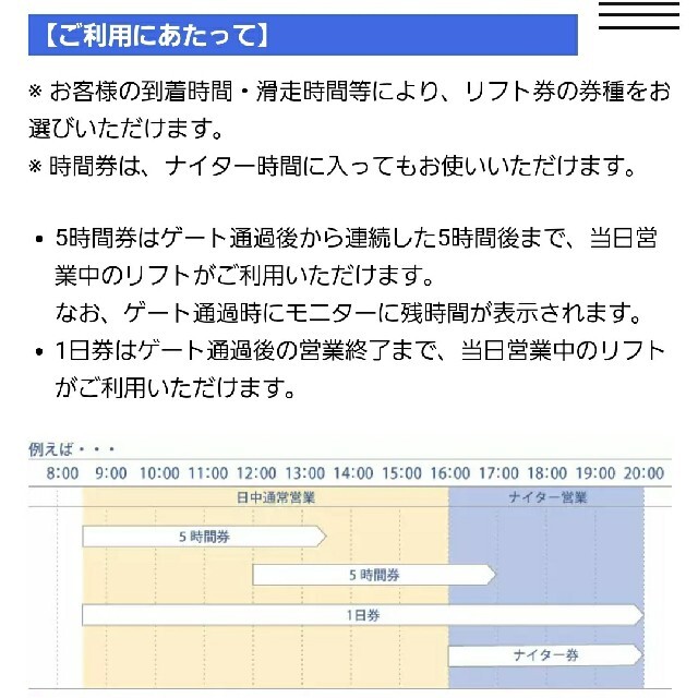 安比高原　リフト券　一日券 チケットのスポーツ(ウィンタースポーツ)の商品写真