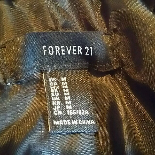 FOREVER 21(フォーエバートゥエンティーワン)のFOREVER21 ライダースジャケット レディースのジャケット/アウター(ライダースジャケット)の商品写真