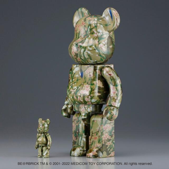 BE@RBRICK(ベアブリック)の【新品】BE@RBRICK 伊藤若冲「桃花小禽図」 100% ＆ 400% エンタメ/ホビーのフィギュア(その他)の商品写真