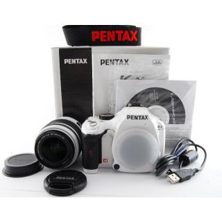 ペンタックス(PENTAX)の★極美品/シャッター数1302回★ PENTAX ペンタックス K-X ホワイト(デジタル一眼)