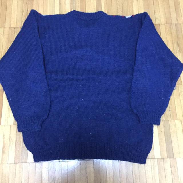 手編みセーター、アーガイル柄の通販 by タイガース愛's shop｜ラクマ