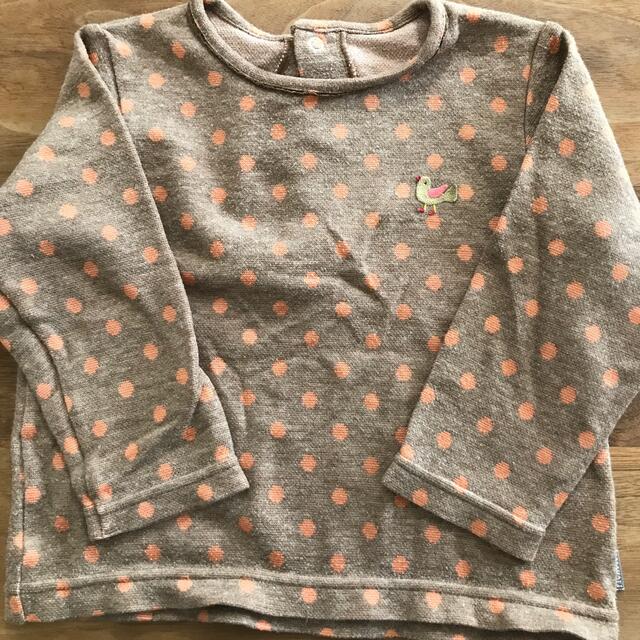 Fusen-Usagi(フーセンウサギ)のカットソー　ロンT 90 キッズ/ベビー/マタニティのキッズ服女の子用(90cm~)(Tシャツ/カットソー)の商品写真