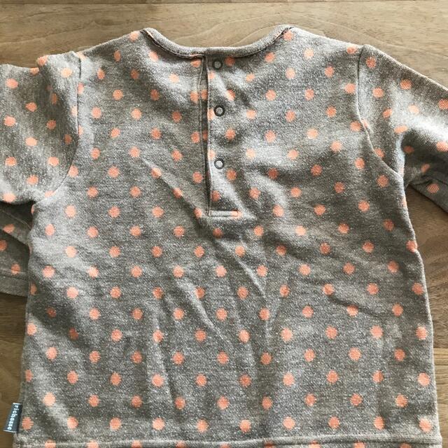 Fusen-Usagi(フーセンウサギ)のカットソー　ロンT 90 キッズ/ベビー/マタニティのキッズ服女の子用(90cm~)(Tシャツ/カットソー)の商品写真