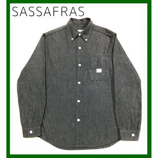 ササフラス(SASSAFRAS)のsassafrasササフラス グリーンサムシャツ シャンブレー ワークシャツ(シャツ)