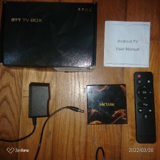 新品 使い方無限大!!TVbox HK1 lite Android OS搭載(その他)