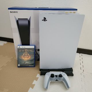 プレイステーション(PlayStation)のELDEN RING PS5本体 充電スタンド シリコンコントローラカバーセット(家庭用ゲームソフト)