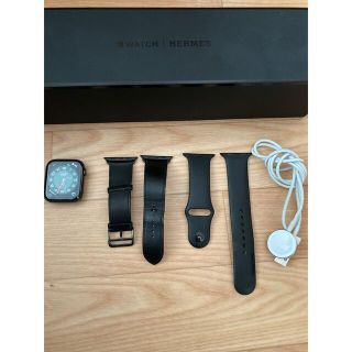 エルメス(Hermes)のApple Watch5 Hermes ブラック　44mm(腕時計(デジタル))