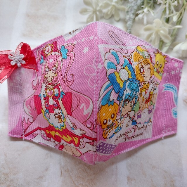 THE MASK(マスク)のデリシャスパーティ　プリキュア　インナーマスク【30】 ハンドメイドのハンドメイド その他(その他)の商品写真